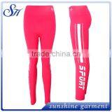 2017 Seamless Leggings Wholesale Print Logo Fitness Leggings for Women thumbnail-3