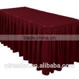 2016 Hot Cake White Fitted Table Skirts for Sale thumbnail-4