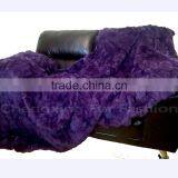 CX-D-11D Style Winter European Genuine Rex Rabbit Fur Bedding Set thumbnail-3