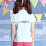 Little Girl Clothing Suit Kids Bulk Wholesale Soft Cotton Children Polo t Shirt thumbnail-2