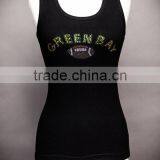 Wholesale Sleeveless t Shirt Fashion Womens Custom Embroidery Tank Top Manufacturer thumbnail-4
