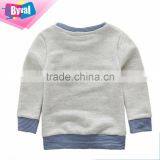Kids Hoodies 100% Cotton Children Autumn Wear Coat Striped Collar Pullover Sweatshirt Jumpers Wholesale thumbnail-5