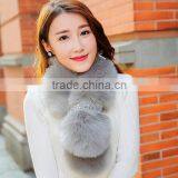 Cheap Price 2017 New Year New Model Girl Fur Scarf Faux Wool 95*12cm Fashional Style Young Ladies Shawl thumbnail-6