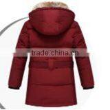 2016 New Fashion Belt Full Collar Outdoor Kid Down Jacket thumbnail-6