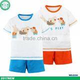 2pcs infant Baby Boys Sleeveless Tops+Pants Summer Clothes Sets