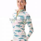 Womens Long Sleeve Casual Fitness Weae Zipper Jacket Sweatshirt Without Hood thumbnail-3