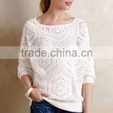 2017 Handmade Ladies Knitted Design Sweater thumbnail-1