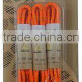 Printed Round Polyester Shoe Laces With Plastic Tips