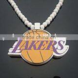 Fashion New Hot Sale Hip Hop Good Wood Acrylic Necklace thumbnail-1