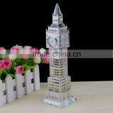 High Quanlity Tastefully Golden Crystal Big Ben Model For Fancy Clock UK Souvenir thumbnail-2