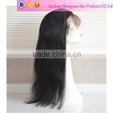 Factory Unprocessed Human Silky Straight 100 Brazilian Virgin Hair Full Lace Wigs With Baby Hair For Black Women thumbnail-4
