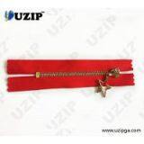 Finished Brass Zipper Accessories With Closed Ended thumbnail-1