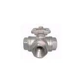 3-Way Stainless Steel Ball Valve(Q15F) thumbnail-2