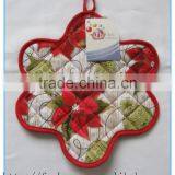Printed 100 % Cotton Round Square Star Circle Shape Pot Holder in Oven Mitten thumbnail-1