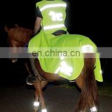 horse and men Reflective reflective safety vest with 100% ployester