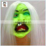 Green Face Clown Adult Scary Rubber Halloween Party Masks HPC-0406 thumbnail-5