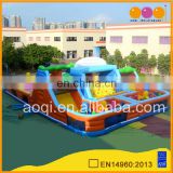 big air fun inflatable bouncy playground barrier inflatable game park for kid