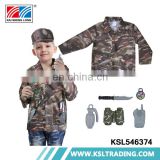 Good sale military children custom costume with telescope