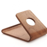 Natural Wood Mobile Holder for iPad and Phone