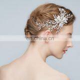 Bridal Headpiece Marquise Burst Floating Beads Rhinestone Chain Bridal Hair Clip Wedding Accessories Princess Prom Headpiece thumbnail-3