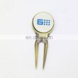 Metal Golf Divot Repair Tool With Golf Ball Marker thumbnail-4