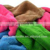 Coral Fleece Towel Solid Dyed Soft Handle 200gsm 300gsm 400gsm High Quality From China Supplier