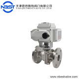 Flange Type Motorized Ball Valve  Electric Actuator Water Gas Oil