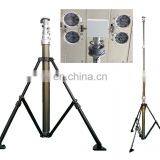 6m 8m Portable Vertical Lighting Pneumatic Telescopic Mast