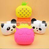 Custom Novelty Animal Coin Purse Kawaii Funny Pineapple Wallet Zipper Owl Shape Silicone Coin Purse thumbnail-5