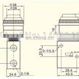 GOGO ATC 3 Way Air Manual Mechanical Control Valve Hand Valve Pneumatic 1/4 Inch JM-06A Spring Reset Type With Plat Round Button thumbnail-5