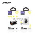 JOYROOM Dual Usb Car Charger pd Adapter Current Car Charger Converter 20w 18W for Iphone12 thumbnail-2