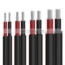 black cable 10mm 2.5mm 6mm TUV pv dc solar cable
