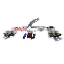 High Quality Exhaust System Muffler for Audi A8 S8 Cat Back With Valve Control for Audi a8 s8 Exhaust System Downpipe thumbnail-1