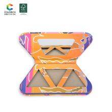 Wholesale Cardboard Empty Eyeshadow Palette Empty Makeup Palette Magnetic Paper Case 24 Pan Eyeshadow Palette With Mirror thumbnail-4