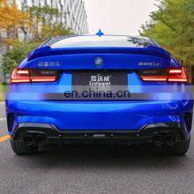 Body Parts AK Style Rear Bumper Lip For 2019+ BMW G20 G28 New 3 Seriesr Rear Diffuser thumbnail-5