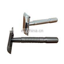 Women Best Choice Shaver Rose Gold Brass Metal Handle Single Blade Safety Shaving Razor thumbnail-3