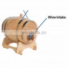 5L Oak Barrel Wooden Barrel for Storage or Aging Wine & Spirits Wine Barrels Wine Holder thumbnail-4