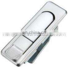 MS825 Zinc Alloy Gray Chrome Cabinet Push Button Panel Lock thumbnail-3