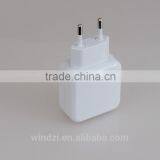 EU Plug Portable Travel Charger Dual Usb for Mobile Phone thumbnail-1