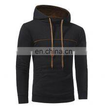 OEM High Quality Oversize Plain Sweatshirt Wholesale 100% Cotton Custom Embroidery Blank Unisex Hoodie for Men thumbnail-2