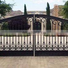 Galvanized Steel Fence Metal Door Casting Iron Wrought Iron Gate thumbnail-5