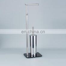 Professional Manufacturer Premium Quality Stainless Steel Toilet Brush Holder Set With Paper Roll Holder thumbnail-3