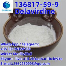 Delavirdine 99% White Powder CAS:136817-59-9  FUBEILAI whatsapp:8613176359159