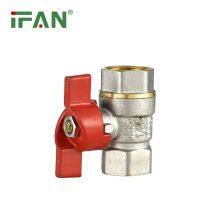 IFAN Customized Female Threaded 2Pc Ball Valve1/2 3/4 1 2 Inch Brass Ball Valves