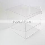 Clear Acrylic Glass Shoe Display Case, Acrylic Shoe Display Box thumbnail-6