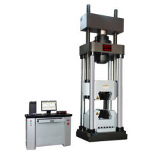 HST Hydraulic Universal 30T Computer Control Testing Machine 300 KN Servo Type Oil Cylinder Upper Testing Machine WAW-300A thumbnail-2