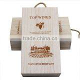 Fashion High Quality Natural Wood Wine Box thumbnail-3