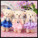 Mini Cute Stuffed Animal Keychain, Small Bear Plush Toy Wholesale