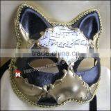 Freehand Sketching Halloween Mask Dance Party Mask Half Face Cloth Mask Cat Mask thumbnail-3