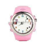 Kids Children Remote Monitor GPS Tracker Smart Wrist Watch With SIM GPS WIFI Positioning / SOS Surveillance / Children Safe Secu thumbnail-2